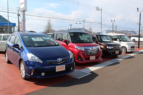 中古車が展示されるまで 香川ダイハツ販売株式会社